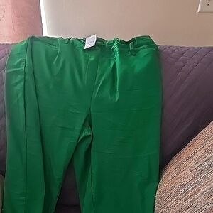 Ashley Stewart Emerald Green Trousers/ Tried On